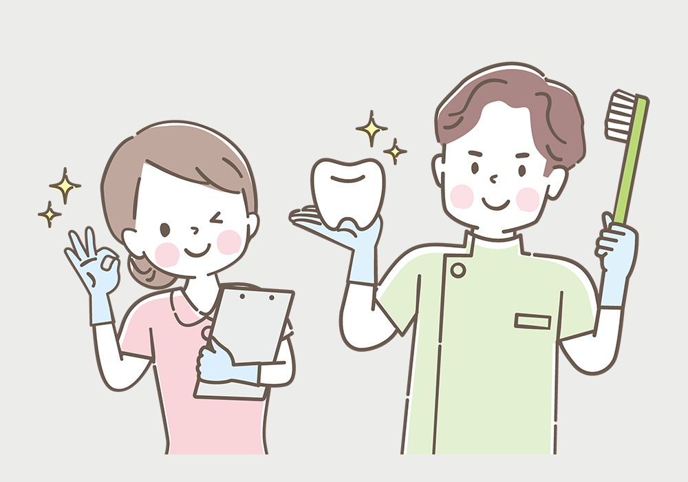 歯科医師と歯科助手